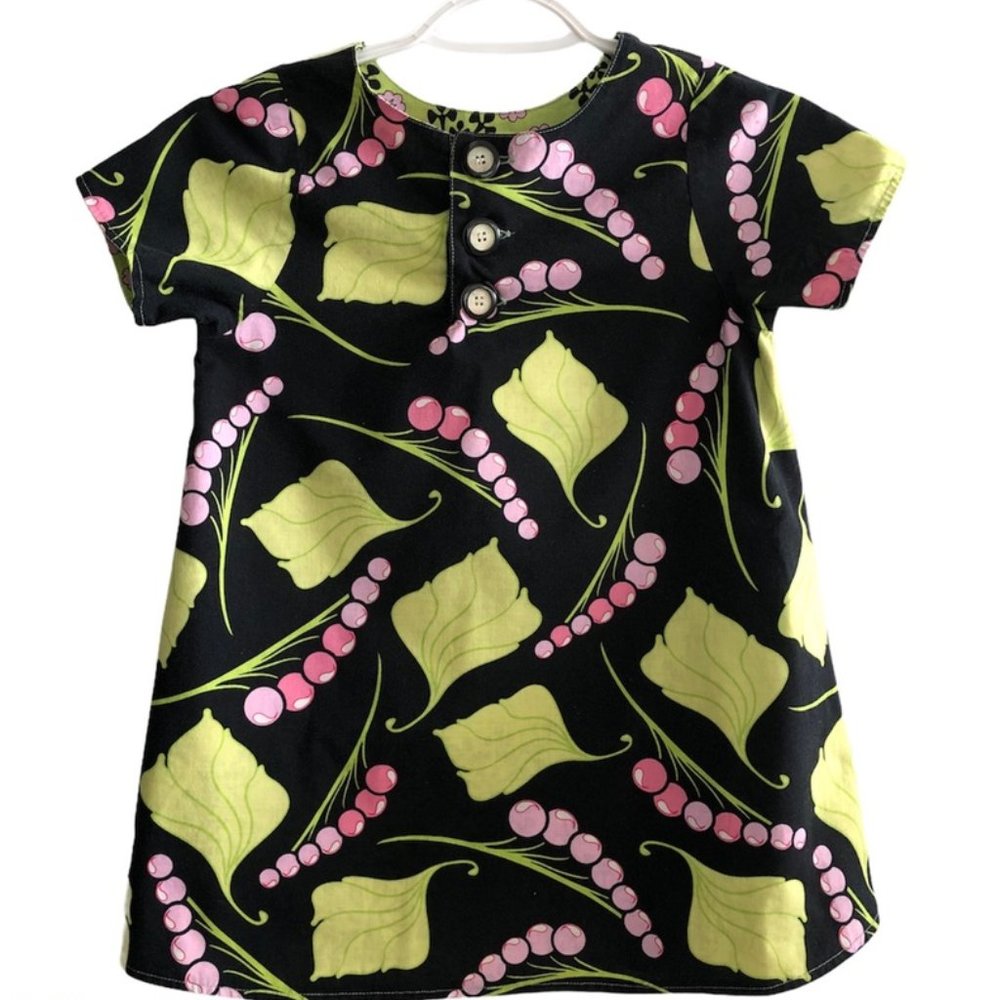 Right Bank Babies Reversible Floral Sz 5 dress